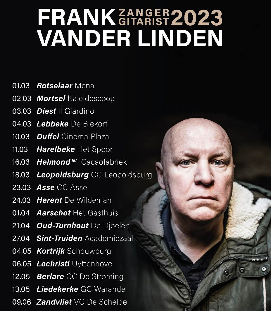 Frank Vander Linden kondigt album en tour aan