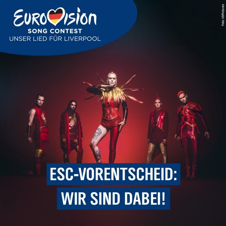 lord of the lost Nominated For Germany’s Eurovision Song Contest Preliminary Round!