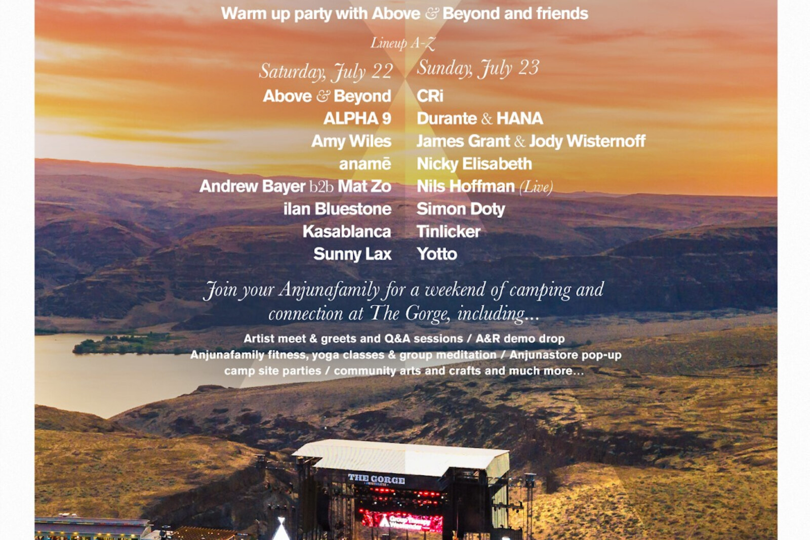 Group Therapy Weekender mainstage lineup revealed + Pre-sale opens today!