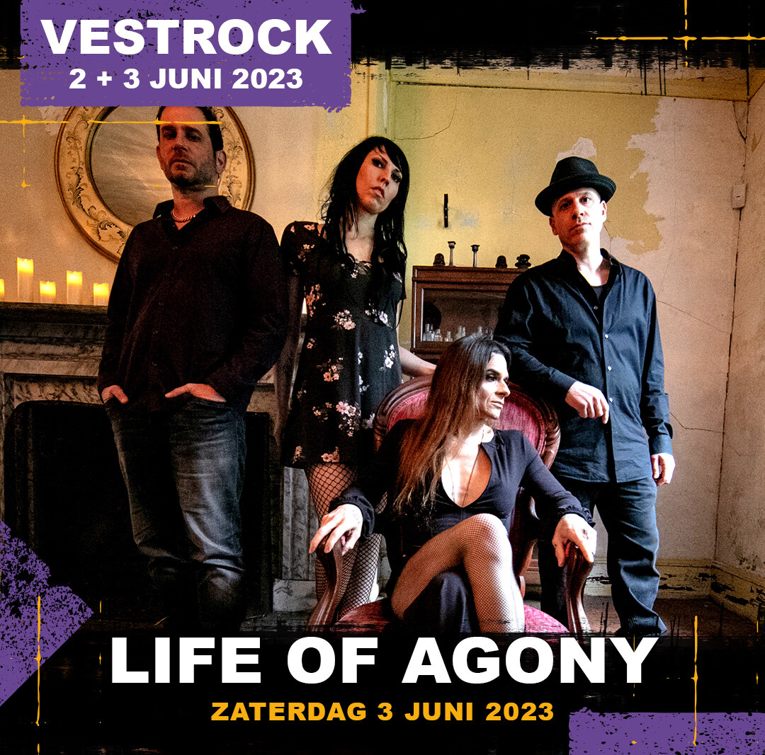 VESTROCK kondigt 10 nieuwe namen aan: o.a. Life of Agony, Blaas of Glory, TVAM, Diskopunk, Personal Trainer en Wodan Boys.