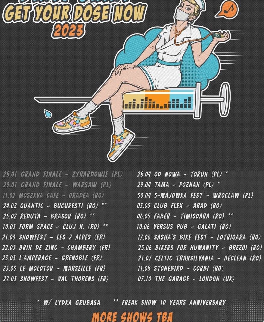 Dirty Shirt Shares Full Concert Video From Pol'and'Rock 2022 + European Tour Dates In Support Of New Album “Get Your Dose Now!”
