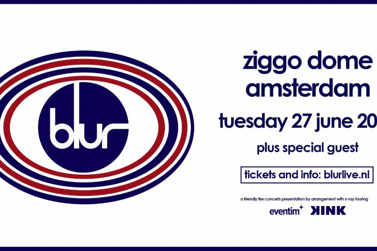 KINK presents: Legendarische Britpopband Blur geeft na 20 jaar weer een concert in Nederland