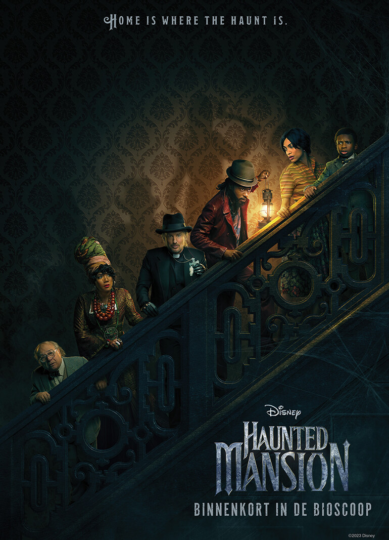 Ontdek nu de trailer en poster voor "Haunted Mansion"