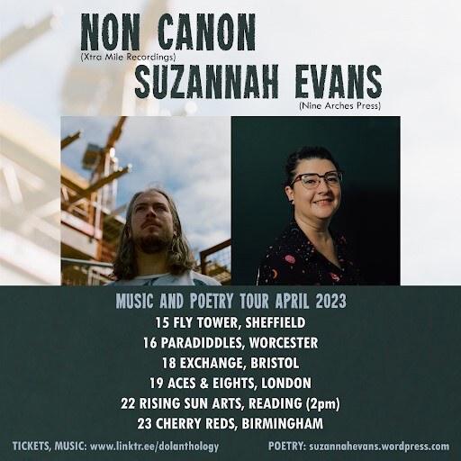 Non Canon and Suzannah Evans Announce Joint Music + Poetry Tour For April 2023