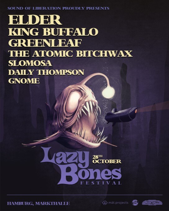 Lazy Bones Fest in Hamburg announces ELDER, KING BUFFALO, GREENLEAF, SLOMOSA & many more!