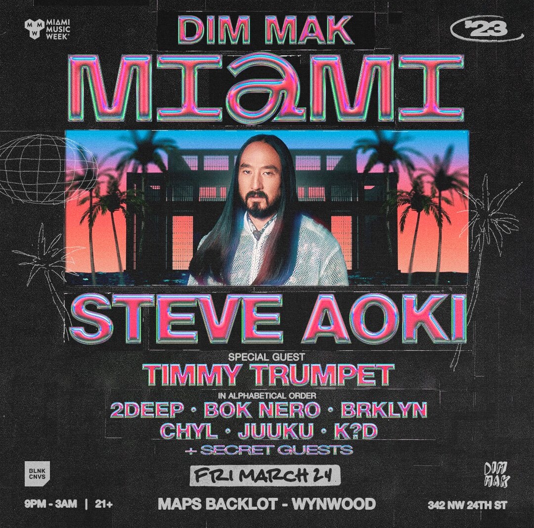 Dim Mak announces the lineup for its 14th annual Miami Music Week Party - RSVP Now!