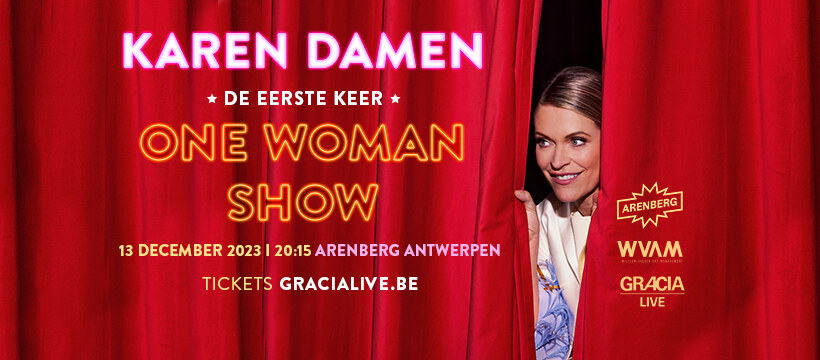 Karen Damen komt met eigen One Woman Show: De Eerste Keer! 