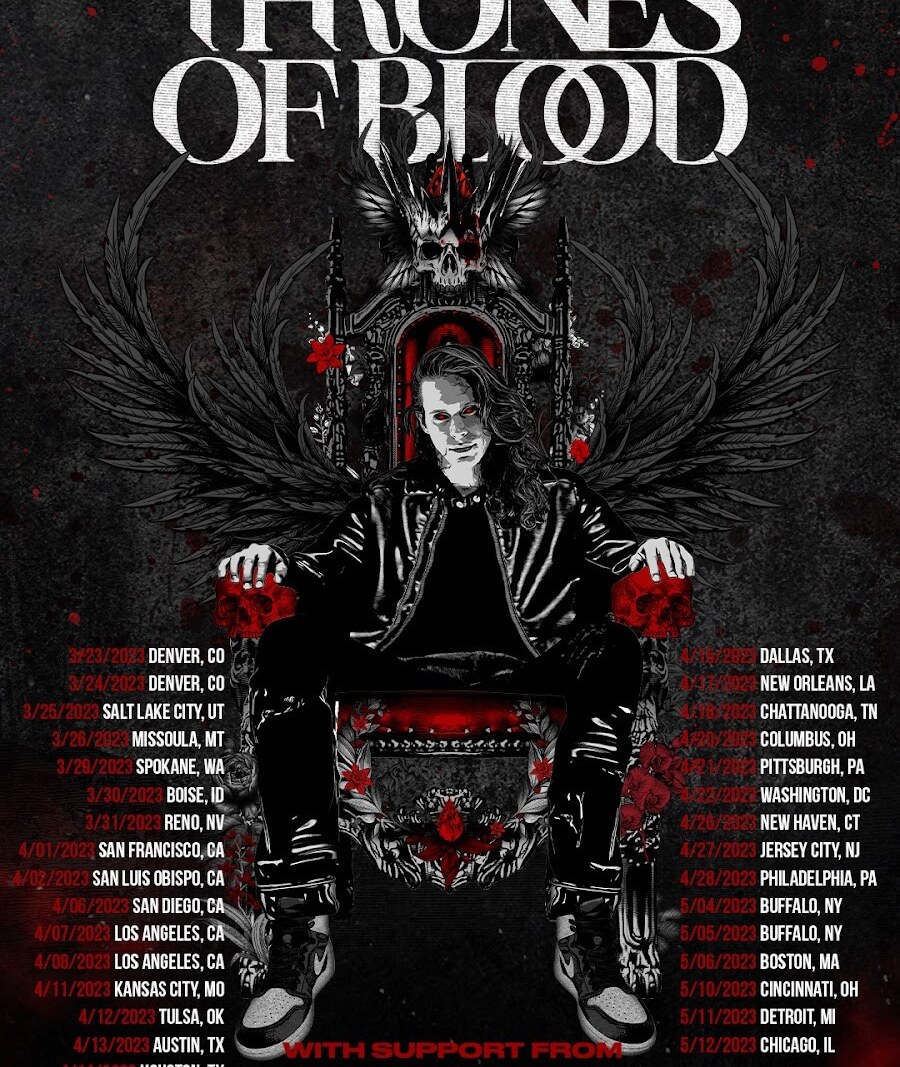 Sullivan King's Thrones of Blood LP - feat. collabs w/ Left To Suffer, Excision, SVDDEN DEATH & more