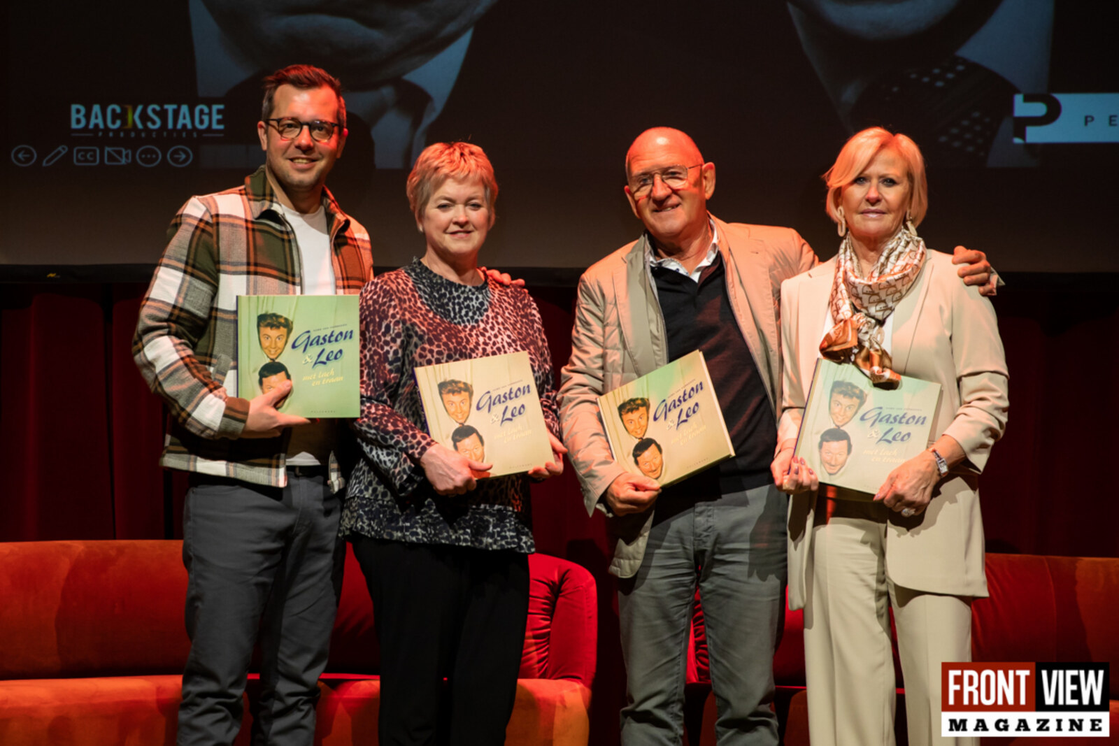 Boek en hommage musical over het iconische, komische duo Gaston & Leo onder grote belangstelling voorgesteld