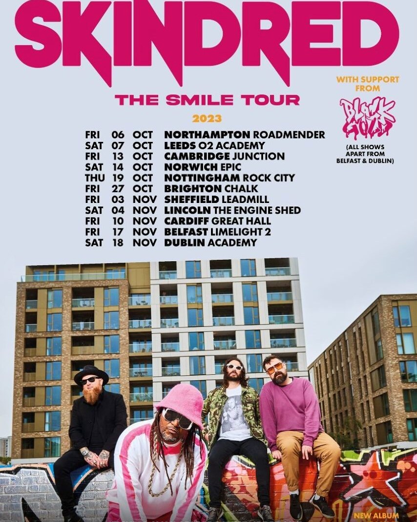 Skindred announce autumn UK & Ireland headline tour