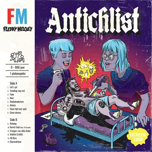 Interview Fleddy Melculy over nieuw album ‘Antichlist’ in een punk hardcore cross-over jasje