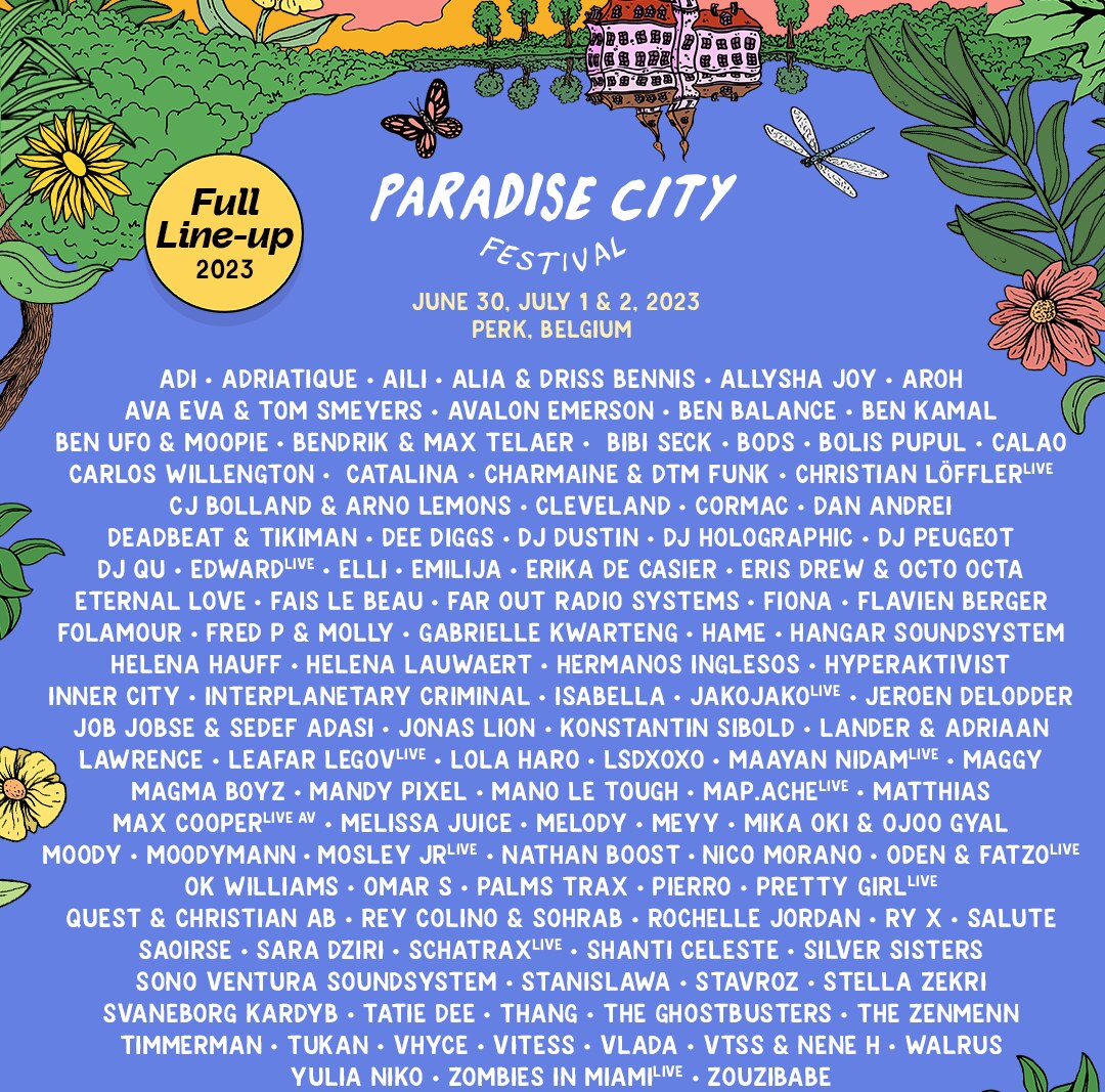 Paradise City Festival, volledige line-up en gloednieuw podium