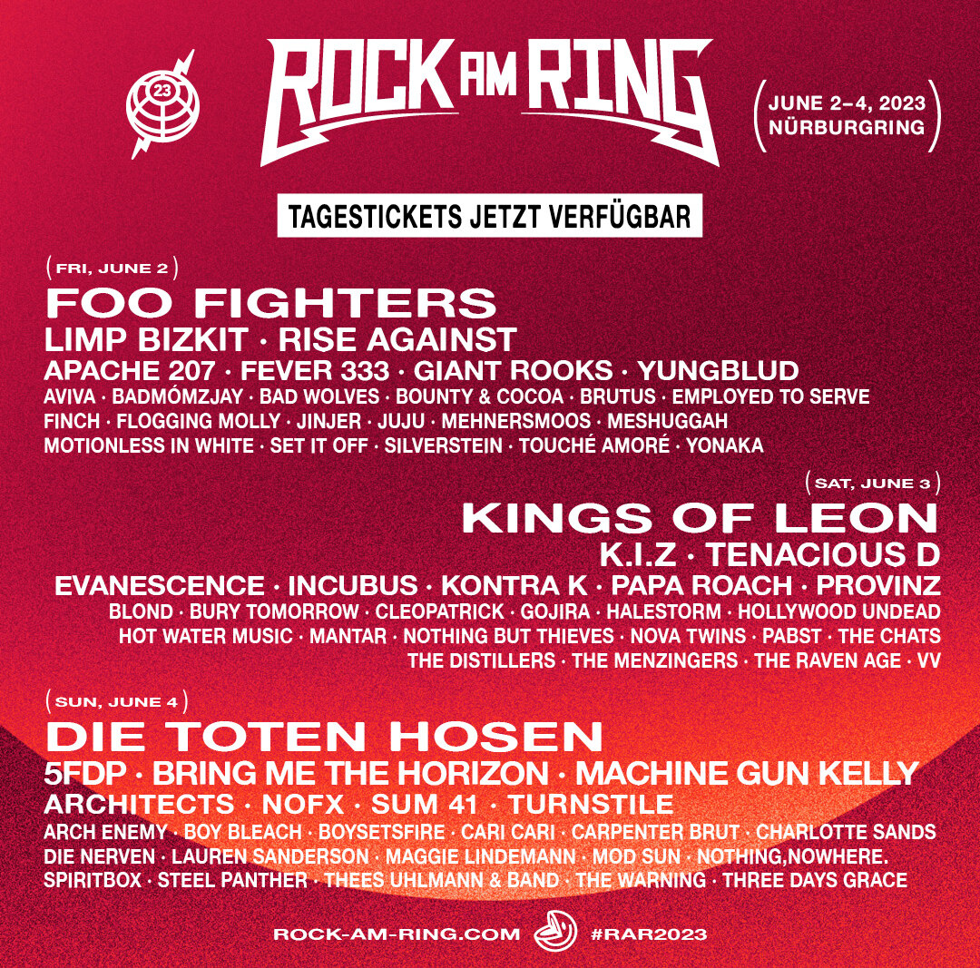 Rock am Ring 2023 - Voorbeschouwing