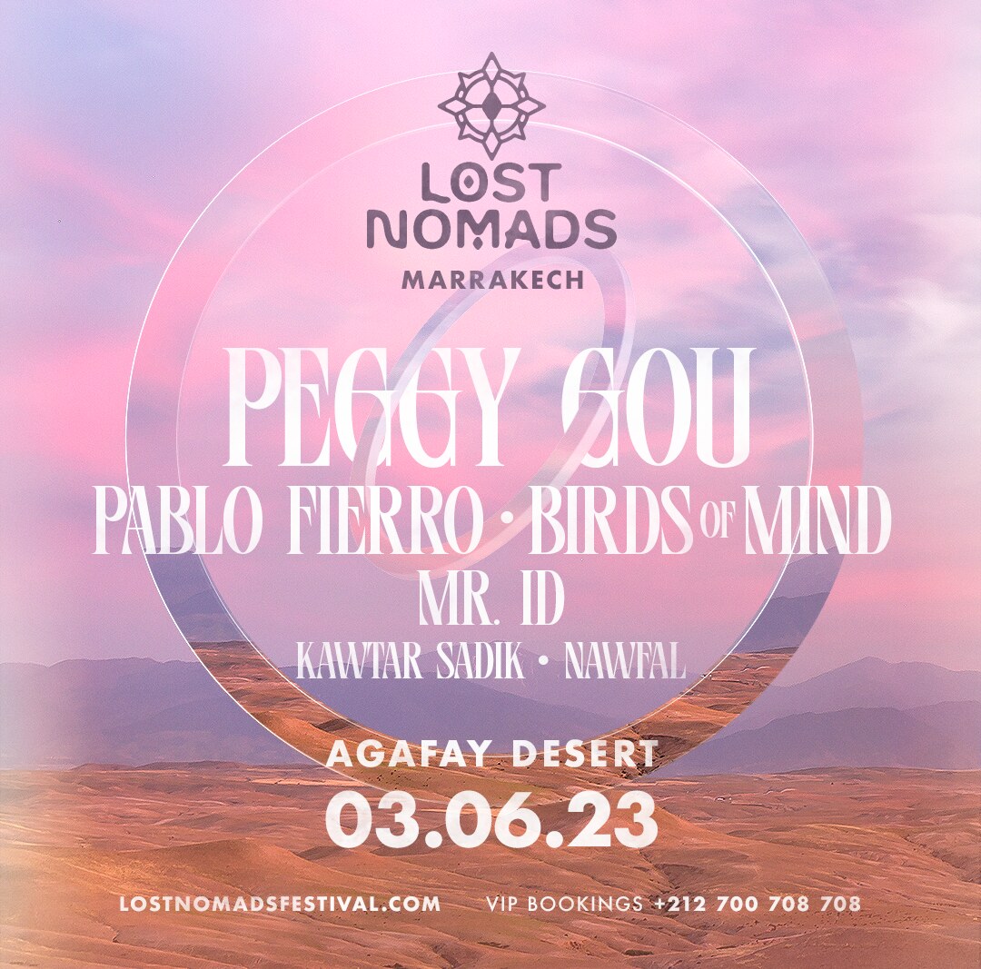 Pablo Fierro and Birds of Mind will join Peggy Gou at LOST NOMADS Agafay