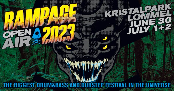 Rampage Open Air 2023 zet nieuwe standaard voor drum-'n-bass & dubstep in Kristalpark Lommel
