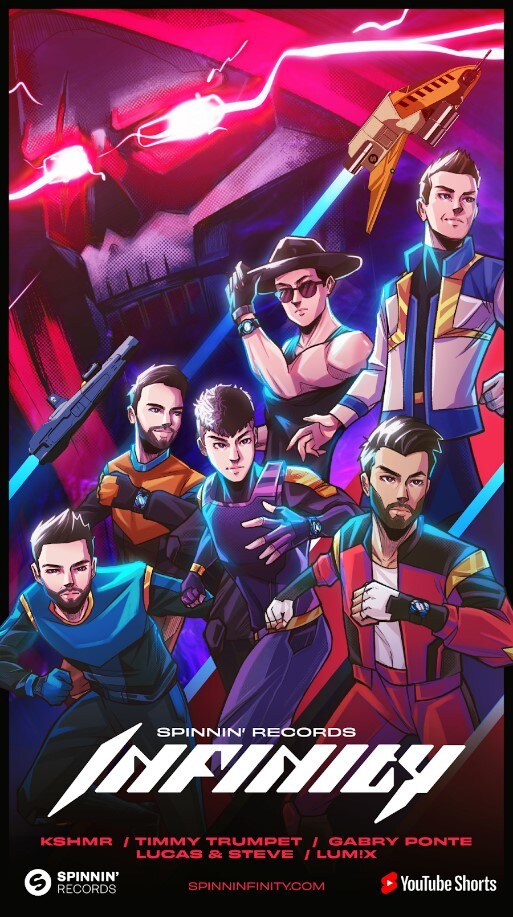 Spinnin' Records celebrates being the first recorded music label to reach 30 million YouTube subscribers by launching a special animated series ‘Infinity’