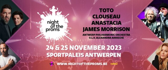 Night of the Proms brengt rock- en poplegendes naar het Sportpaleis