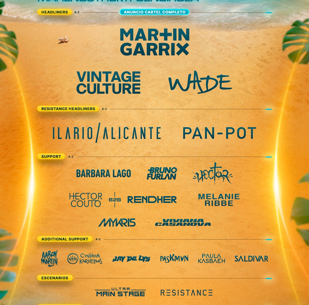 Ultra Beach Costa del Sol unveils full lineup for  2023 edition
