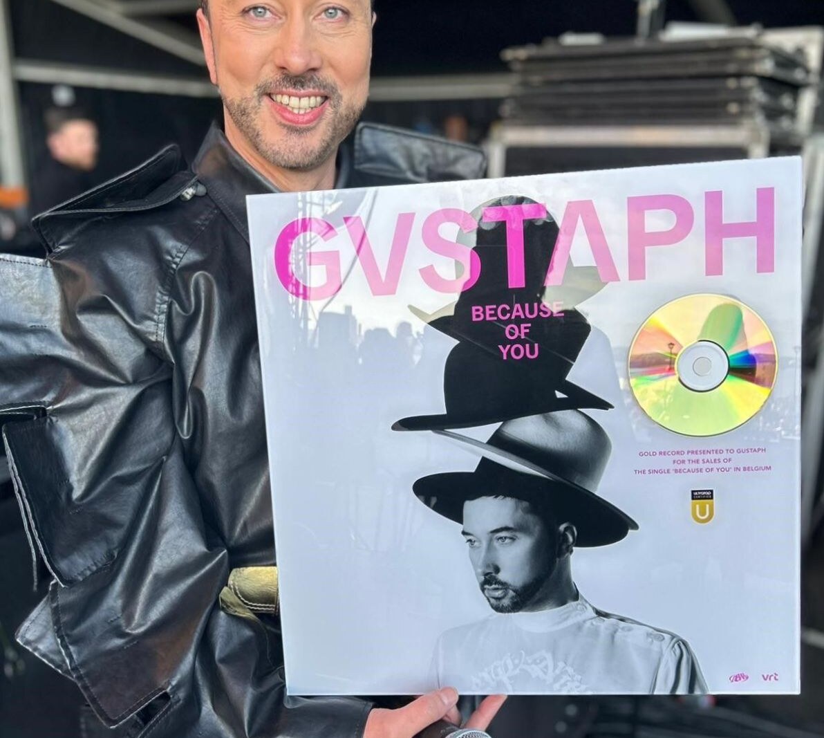 Gouden plaat voor Gustaph !