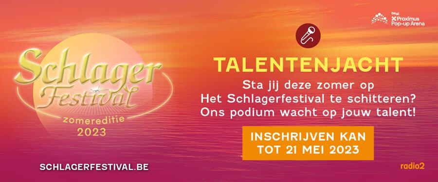 Schlagerfestival op zoek naar nieuw talent