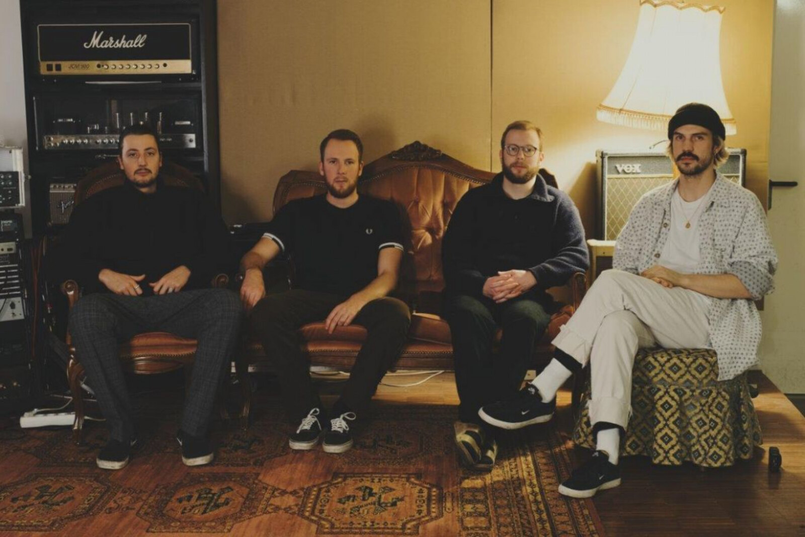 Bees Made Honey In The Vein Tree sign with Magnetic Eye Records