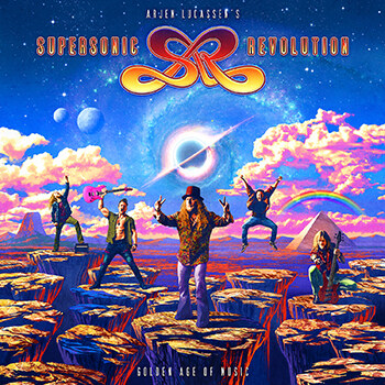 Arjen Lucassen's Supersonic Revolution delen muziekvideo voor "They Took Us By Storm"