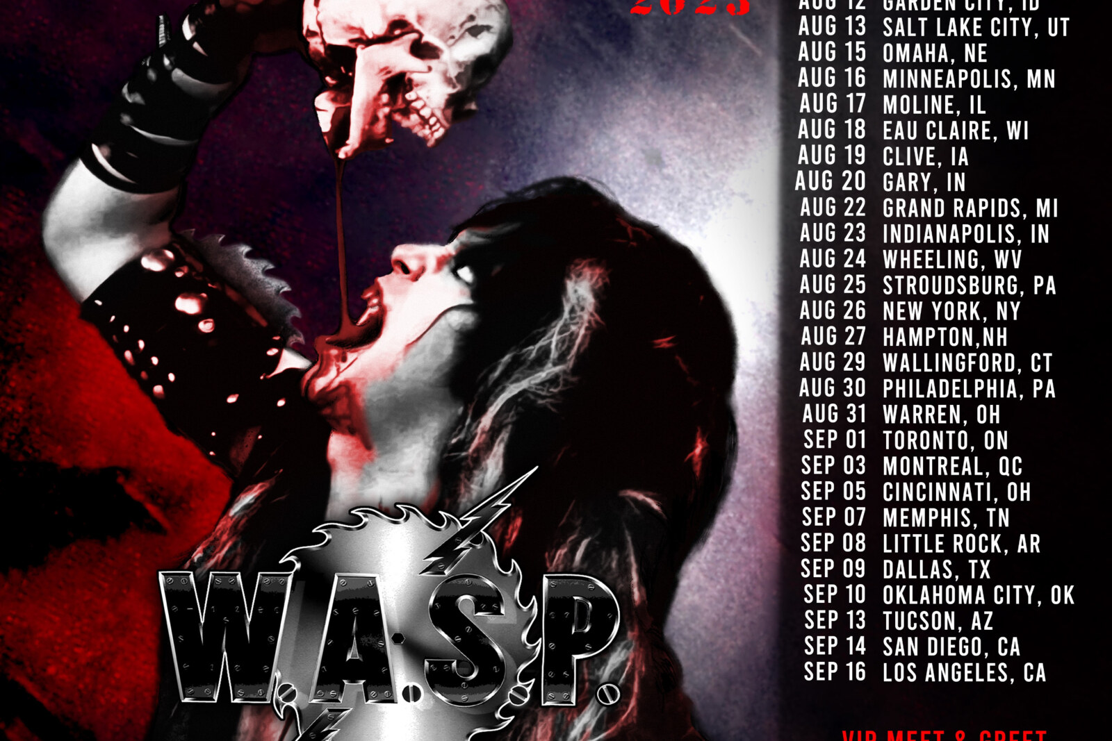 Blackie Lawless Reflects on the End of 2023 W.A.S.P. European Tour - These Gigs Were "Rockin"
