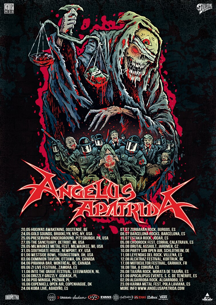 ANGELUS APATRIDA – Wrap Up Recordings For New Studio Album “Aftermath”
