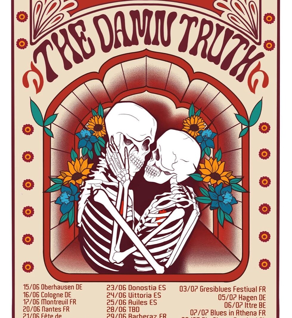 The Damn Truth European tour starts this Thursday 15 June