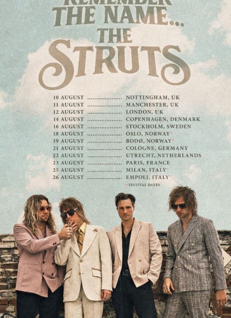 The Struts announce UK & European headline tour