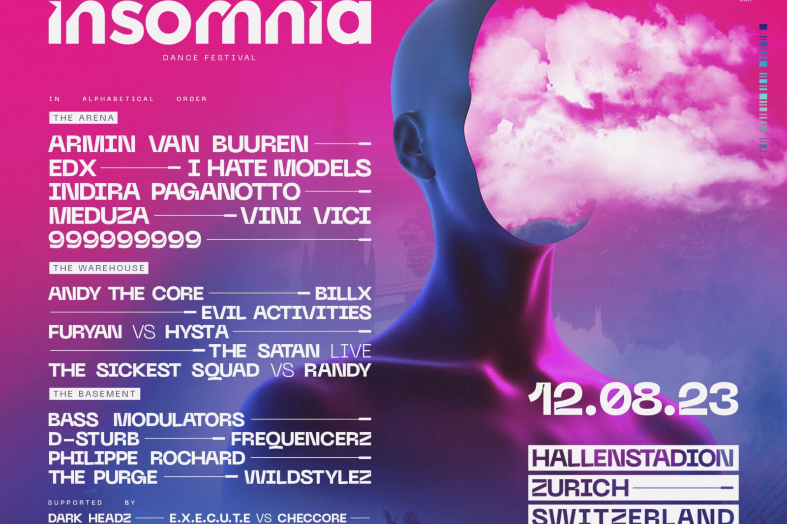 Insomnia Dance Festival Zürich Announces Stacked Lineup for Inaugural Event