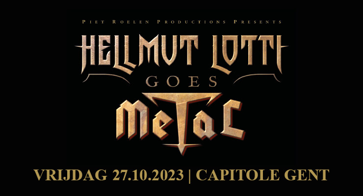 Helmut Lotti komt op vrijdag 27 oktober naar Capitole Gent met 'Hellmut Lotti Goes Metal!'