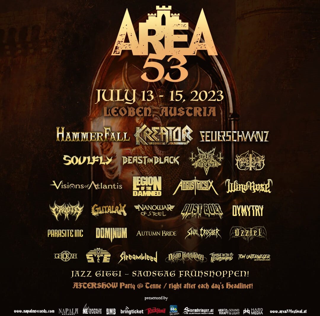 Napalm Records and Napalm Events Join Area 53 Festival - Full Line-Up Released!