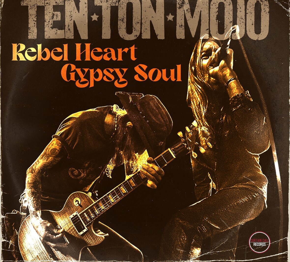 American Rock n Roll Band Ten Ton Mojo Release New EP 'Rebel Heart Gypsy Soul' via Curtain Call Records on June 30th
