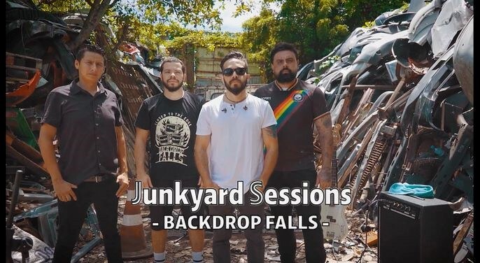 Backdrop Falls puts a new spin on alternative rock/punk on the premiere of "Junkyard Sessions"