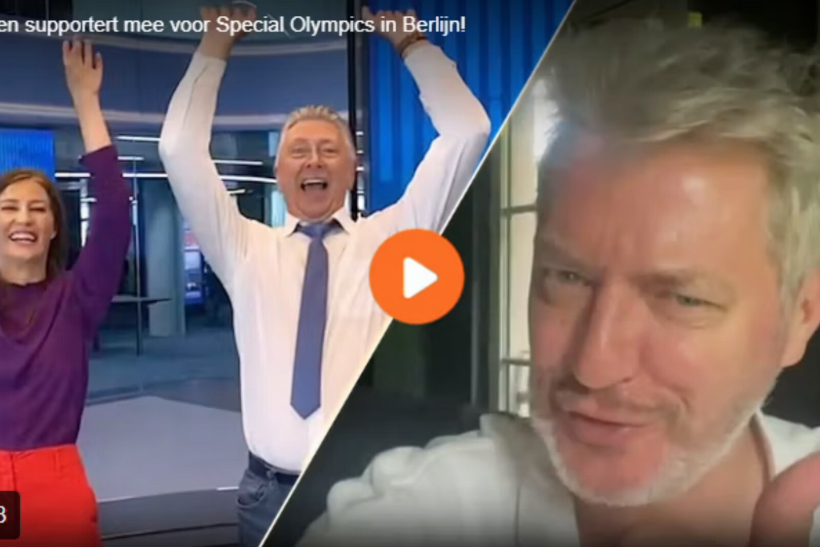 Bekend en onbekend Vlaanderen steunt Special Olympiërs met een grote supporterswave in ‘Alles voor de Spelen’