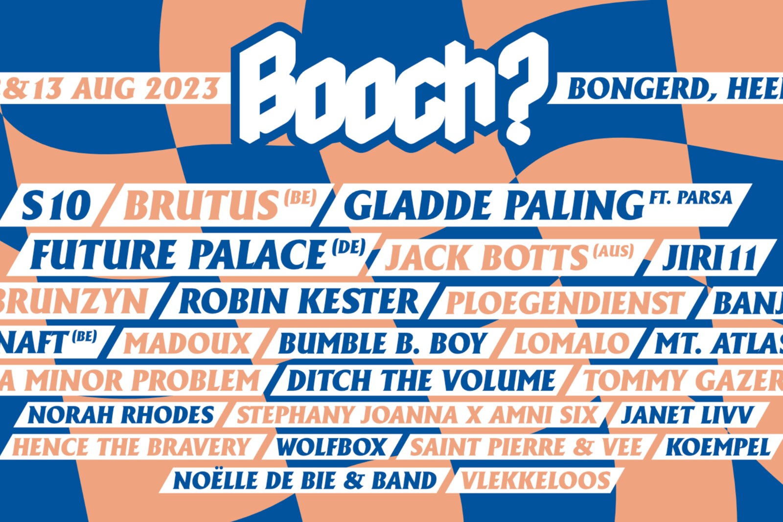 Gratis festival Booch? presenteert volledige line-up