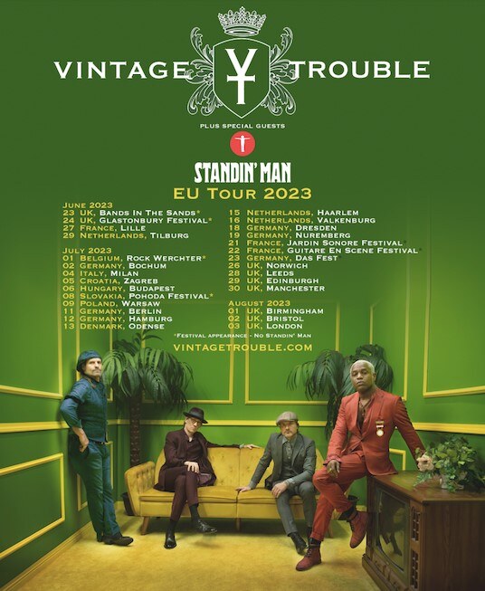 PR_Standin'Man to support Vintage Trouble and The Who - summer 2023