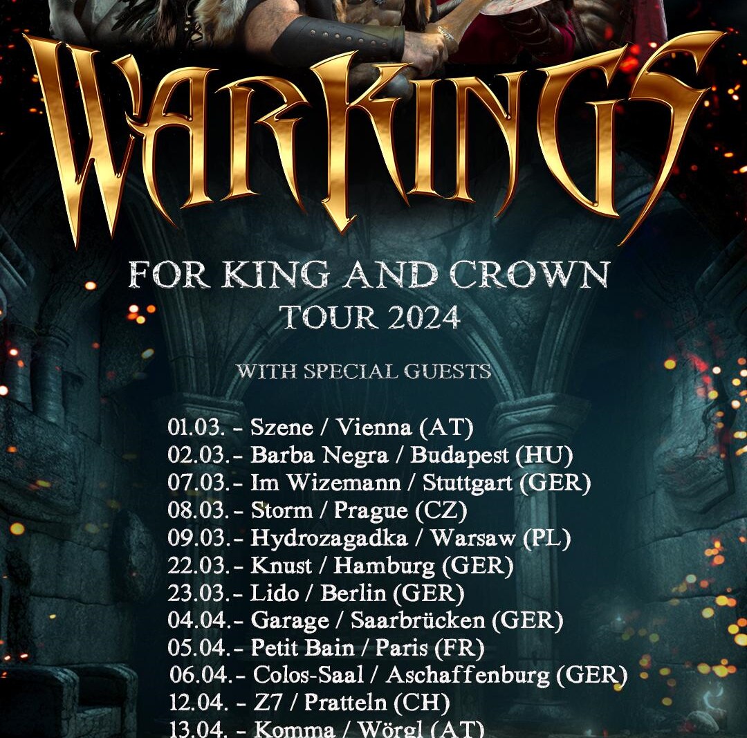 Warkings  Announces First Ever European Headline Tour for 2024!