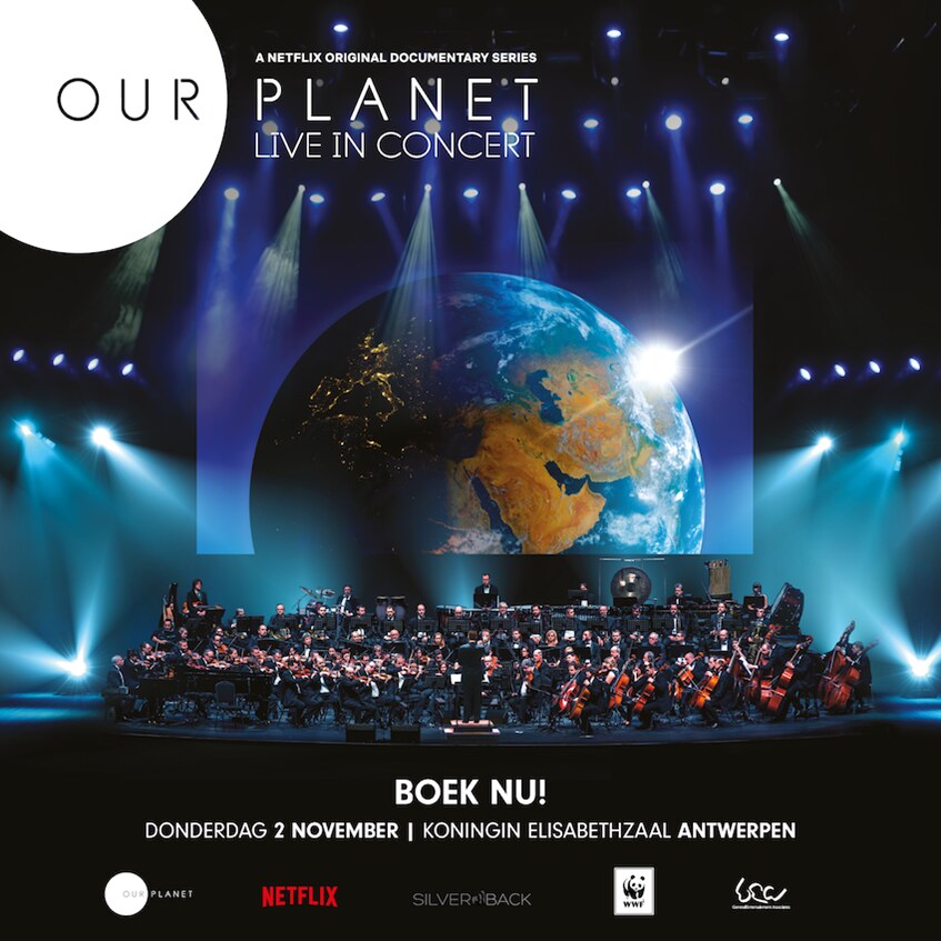 'Our Planet Live in Concert' komt dit najaar naar Koningin Elisabethzaal Antwerpen