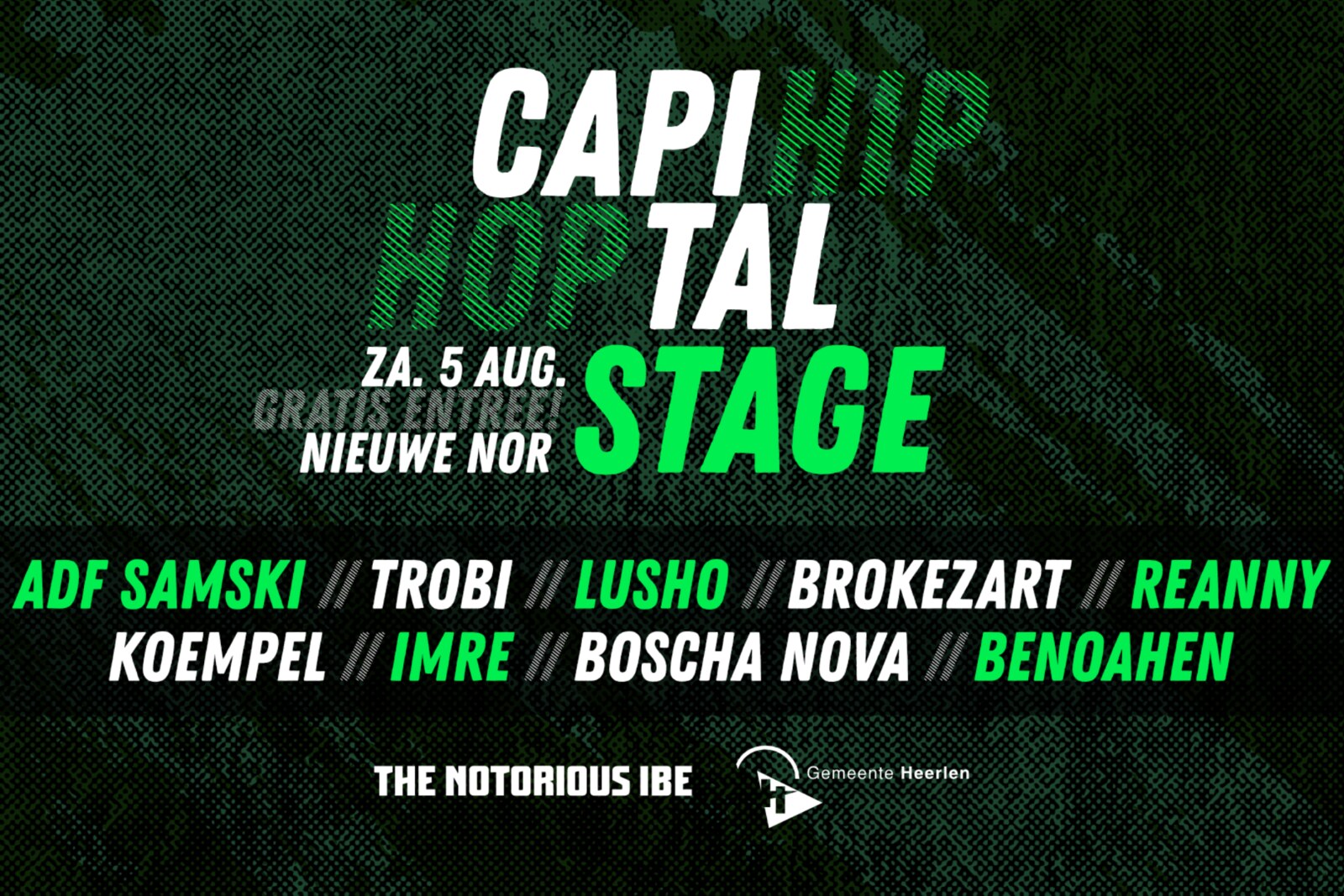 Gratis toegankelijk hiphop-festival in Nieuwe Nor