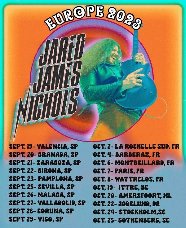 Jared James Nichols Announces New European Shows Starting This Fall