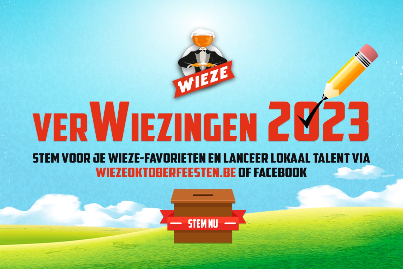 'verWiezingen 2023' bepalen wie zingt op de Wieze Oktoberfeesten 2023