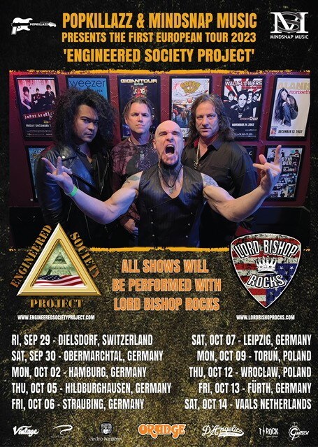 E.S.P. (Engineered Society Project) Lands 2023 European Fall Tour & Releases Epic New Music Video!