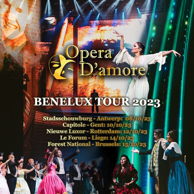 'Opera d'Amore' strijkt dit najaar neer in Antwerpen, Gent en Brussel