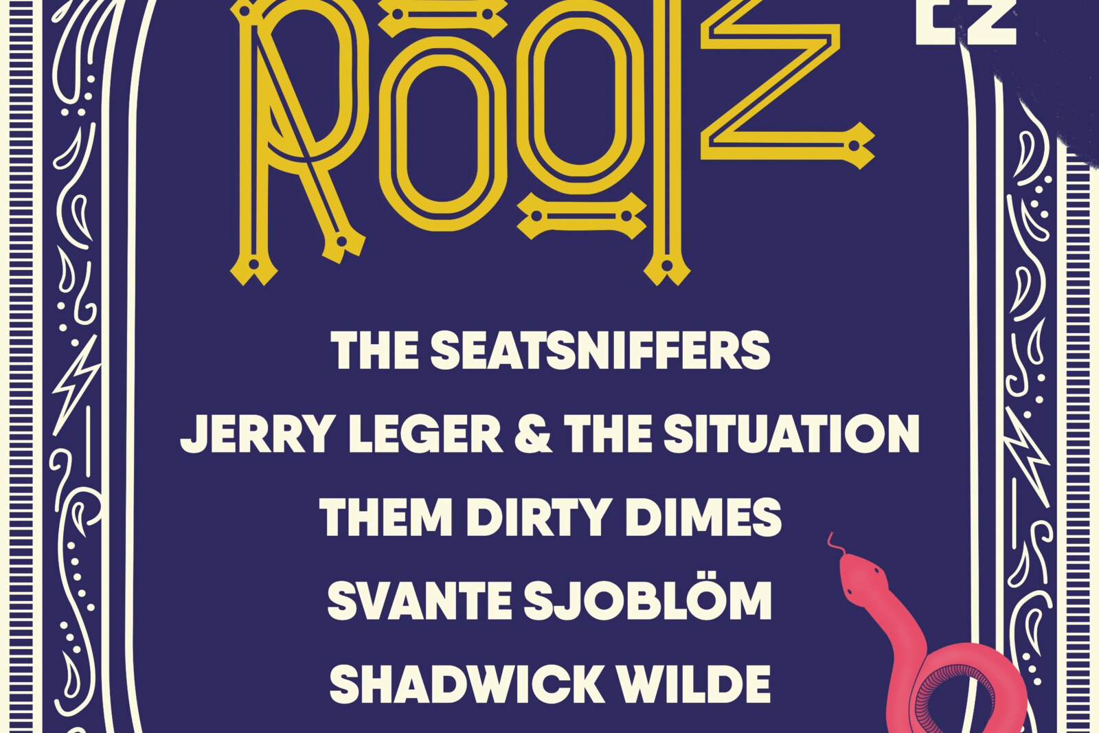  Onder andere The Seatsniffers en Them Dirty Dimes op festival ROOTZZ in Mezz 28 oktober 