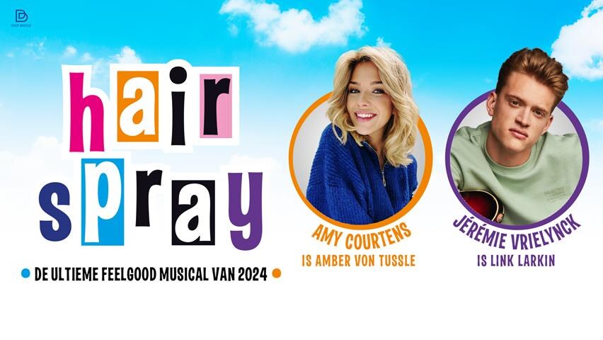 Amy Courtens maakt musicaldebuut en wordt koppel met Jérémie Vrielynck in Vlaamse 'Hairspray'