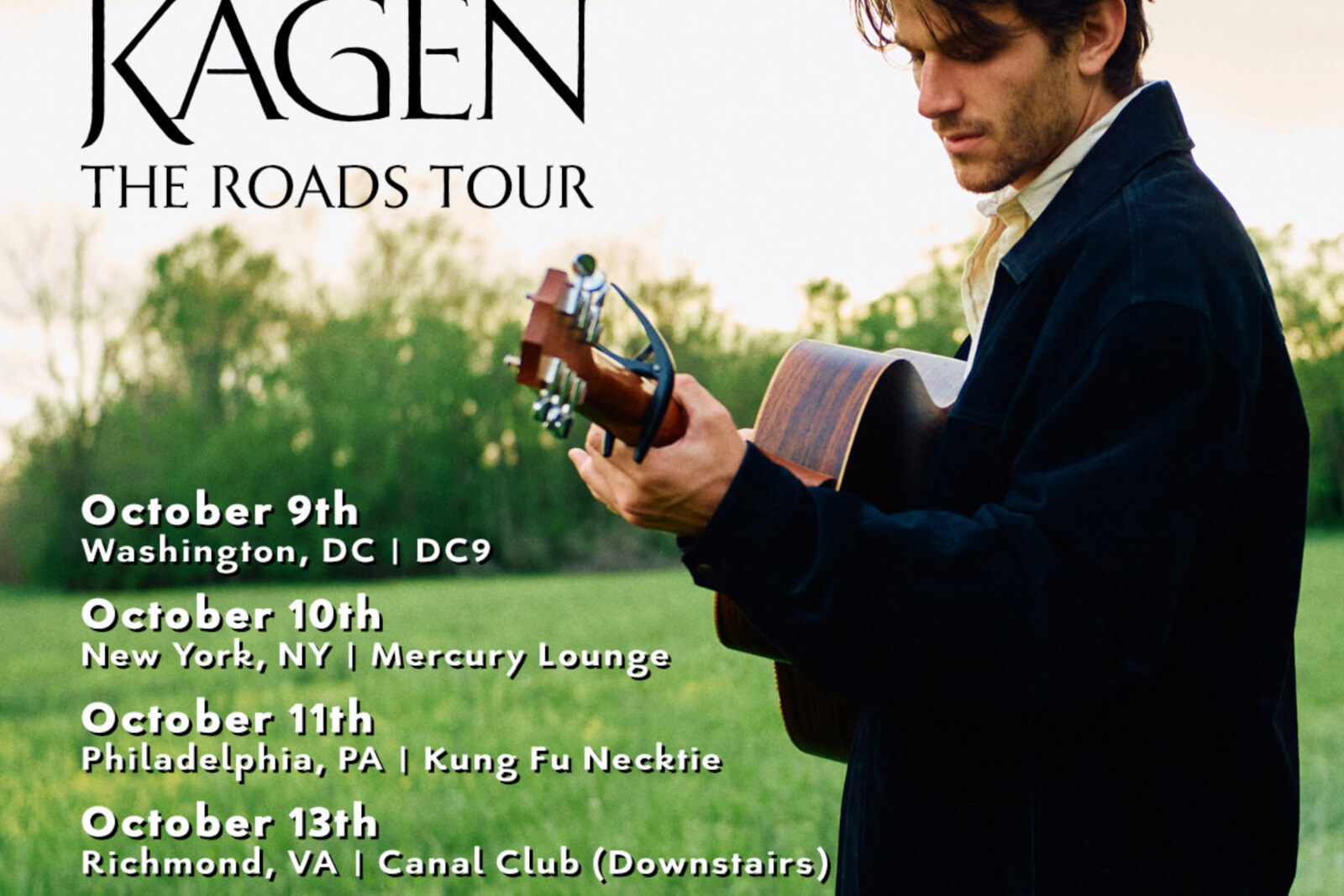 Johan Kagen announces first-ever headline tour