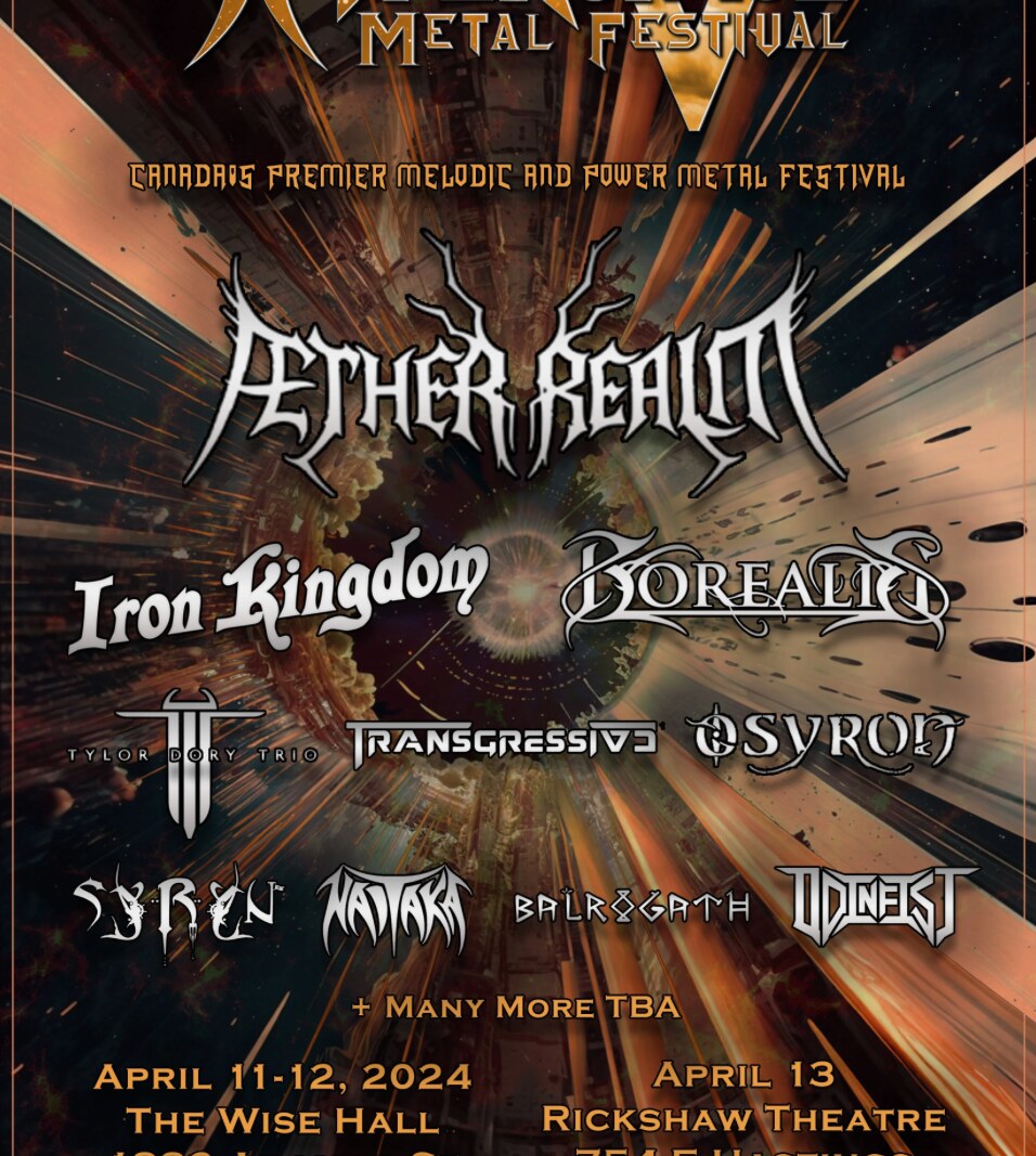 HYPERSPACE Metal Fest Announces 1st Batch of Bands For 2024 Lineup w/ Aether Realm, Iron Kingdom, Borealis, Osyron and more!