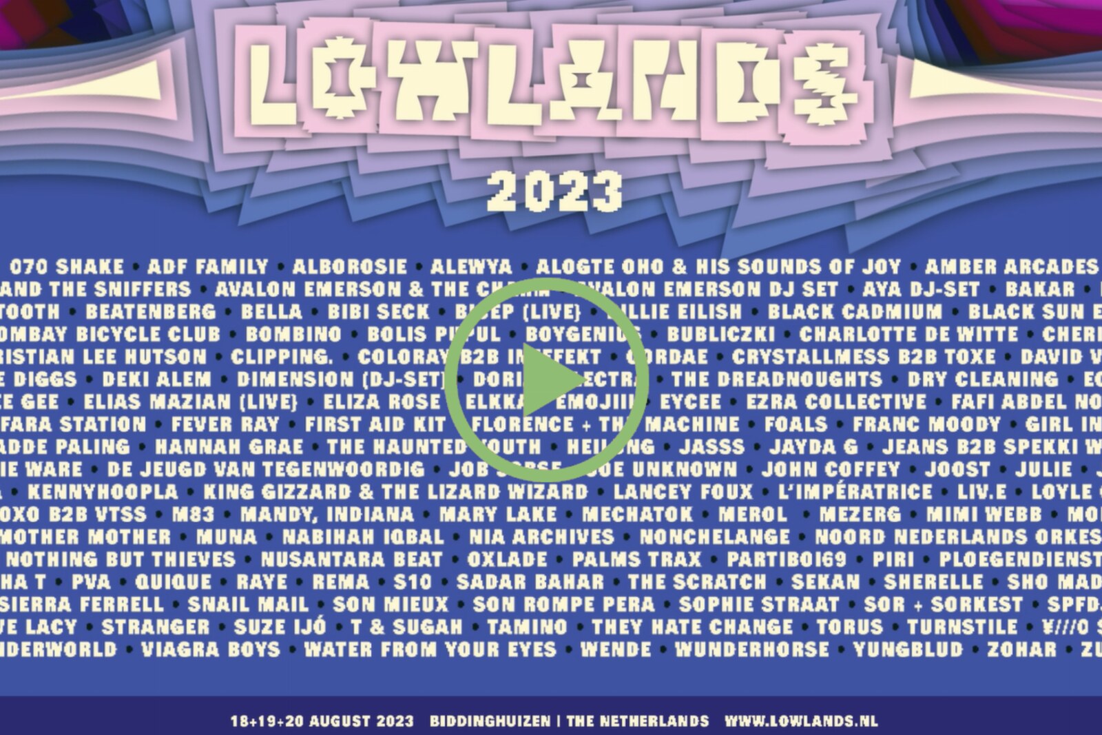 Lowlands: Nieuwe namen voor LL23!